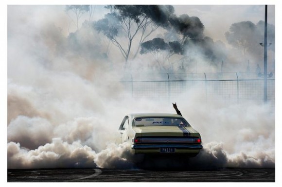 Burnout race car